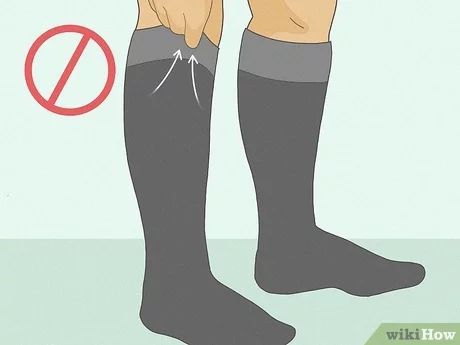 How to Wear Compression Socks (with Pictures) - wikiHow Compression Socks Outfit, Socks Outfit, Vein Thrombosis, Sock Outfits, Improve Circulation, Aging Well, Compression Socks, Dress Up, Socks