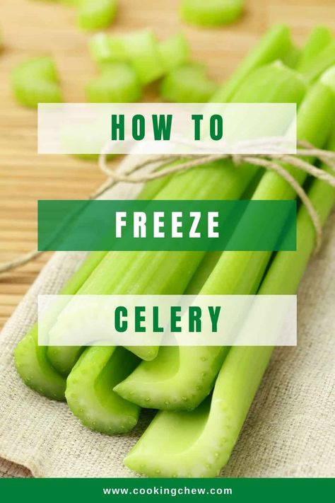 Can you freeze celery? Do you want to make your celery last long and are wondering if you can freeze it? There are a few tips and tricks that you have to follow to ensure it retains its taste. Freezing Celery, Freezer Preserving, Can You Freeze Celery, Freeze Celery, How To Freeze Celery, Premade Meals, Healthy Nutrition Plan, Canning Food, Bread Sticks