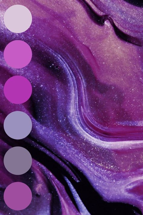 Purple Monochromatic, Purple Color Palette, Purple Palette, Brand Palette, Purple Color Palettes, Color Schemes Colour Palettes, Brand Kit, Color Inspo, Purple Glitter