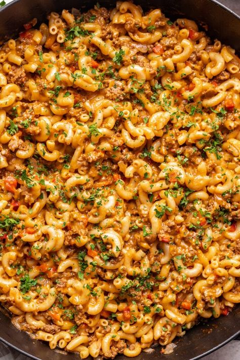 One Pot Sloppy Joe Pasta - Life is but a Dish Sloppy Joe Pasta, Sloppy Joes Pasta, Sloppy Joe Casserole, Macaroni Recipes, Stove Top Recipes, Pasta Casserole, Pasta Dinner Recipes, Sloppy Joe, Delish Recipes