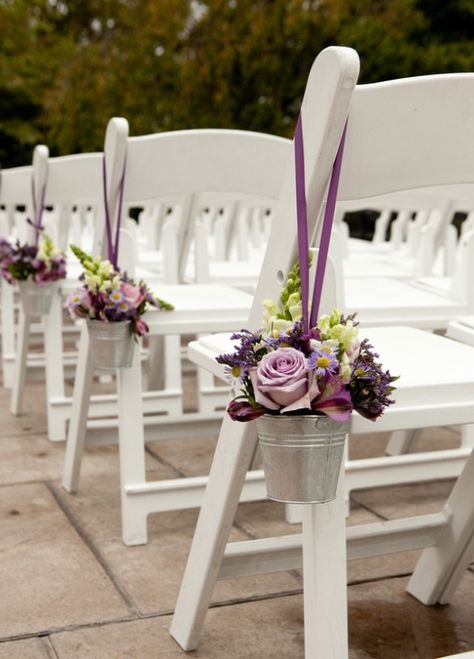 I made these myself with the help of a couple friends :) Whimsical Garden Wedding Theme, Lavender Wedding Centerpieces, Grey Wedding Decor, Lavender Theme, Purple Diy, Dark Purple Wedding, Green Wedding Decorations, Purple And Silver Wedding, Purple And Green Wedding