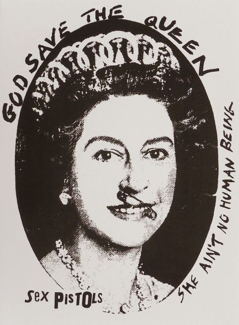 Vivienne Westwood Punk, Vivienne Westwood T Shirt, Jamie Reid, Punk Logo, Vivienne Westwood Logo, 70s Punk, God Save The Queen, Punk Poster, Queen Poster