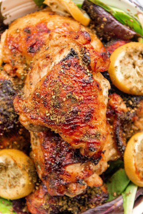 Air-Fryer Honey Mustard Chicken Thighs Recipe - Sandra's Easy Cooking Boneless Chicken Thighs Air Fryer, Chicken Recipe Air Fryer, Chicken Thighs Air Fryer, Honey Mustard Chicken Thighs, Honey Dijon Chicken, Individual Chicken Pot Pies, Mustard Chicken Thighs, Honey Mustard Chicken Recipes, Recipe Air Fryer