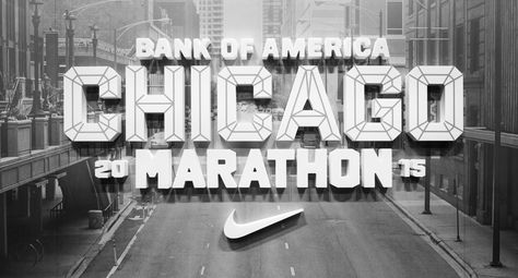 Chicago Marathon 15 — Nike on Behance Chicago Marathon, Bank Of America, Event Design, Chicago, Branding, Nike, Building, Design