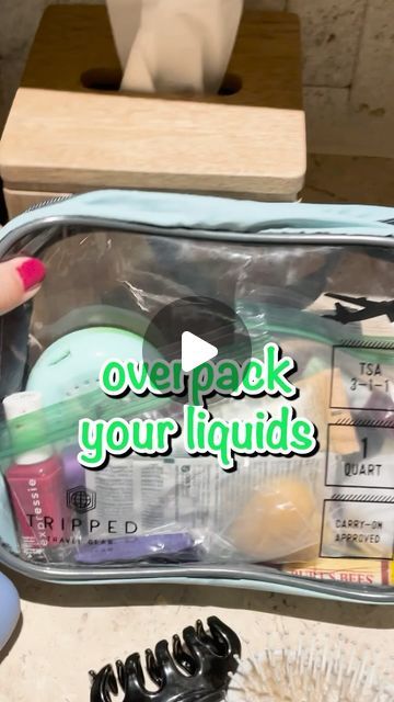 Christi Fig on Instagram: "Packing your liquids bag for carry on only can be a HUGE challenge ✈️. Here are 4 travel tips that will make it so much easier to pack for your next trip!!  #traveltips #travel #packingtips #genx #genxtravel #carryon #carryonpacking #travelling #traveler" Travel Liquids Bag, Travel Organization Packing Carry On Bag, Hand Baggage Packing List, Packing For 2 Day Trip, Pack Carry On For 2 Weeks, What To Pack In Your Carry On Bag, Traveling Packing Hacks, Packing Toiletries For Carry On, Packing For 4 Days In A Carry On