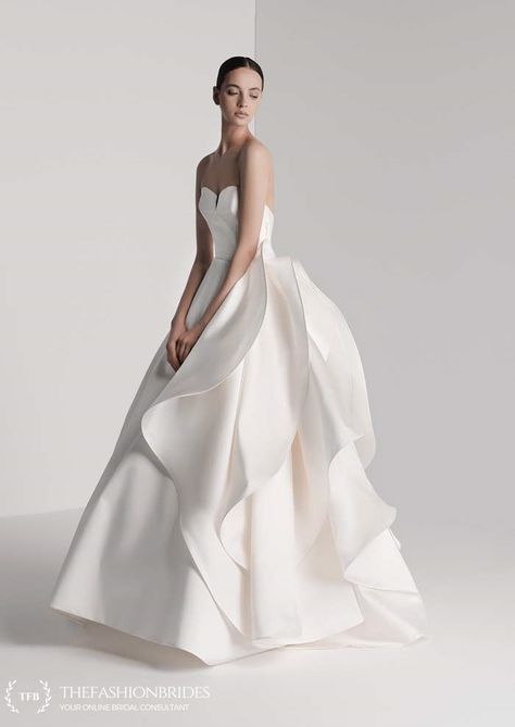 Antonio Riva 2020 Spring Bridal Collection – The FashionBrides Antonio Riva Wedding Dresses, Simple Wedding Dress Ideas, Wedding Dress Ideas, Simple Wedding Dress, Minimalist Wedding Dresses, White Wedding Dress, Bridal Fashion Week, Wedding Dress Trends, Wedding Dress Inspiration