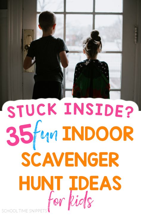 Stuck inside? Try one of these low-prep scavenger hunt ideas to get the kiddos moving, reading, thinking, & playing! Scavenger Hunt Ideas For Kids, Indoor Scavenger Hunt, Scavenger Hunt Ideas, Rhyming Riddles, Genre Of Books, Sight Word Reading, Indoor Kids, Team Building Exercises, Scavenger Hunt For Kids