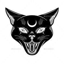 Angry Black witches cat in 2023 | Evil cat, Cat tattoo, Cat face tattoos Black Cat Face Tattoo, Angry Cat Tattoo, Evil Cat Tattoo, Bad Luck Tattoo, Cat Face Tattoos, Buffalo Tattoo, Witches Cat, Black Witches, Luck Tattoo