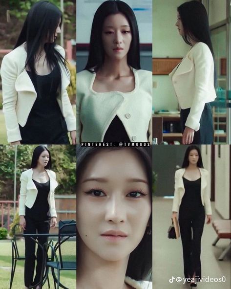 The Eve Kdrama Outfits, Eve Korean Drama Outfit, K Drama Office Outfit, Seo Yeji Outfit, Kdrama Outfits Women Rich, Work Outfits Women Korean, Kdrama Outfit Ideas, K Drama Outfits Womens Fashion, Kdrama Outfits Women Casual