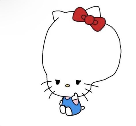 Drawing Hello Kitty, 헬로키티 배경화면, Meme Random, Hello Kitty Photos, Random Meme, Foto Random, Hello Kitty Videos, Walpaper Hello Kitty, Goofy Drawing