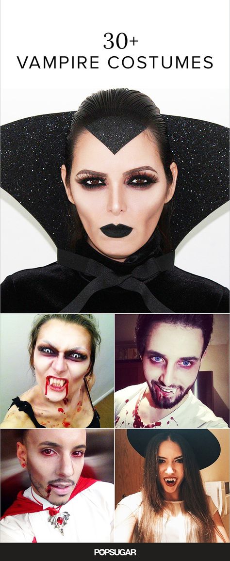 38 Completely Creepy Vampire Costumes Creepy Vampire, Vampire Costume Women, Vampire Costume Diy, Scary Vampire, Vampire Party, Vampire Halloween Costume, Vampire Costumes, Classic Halloween Costumes, Amazing Halloween Makeup