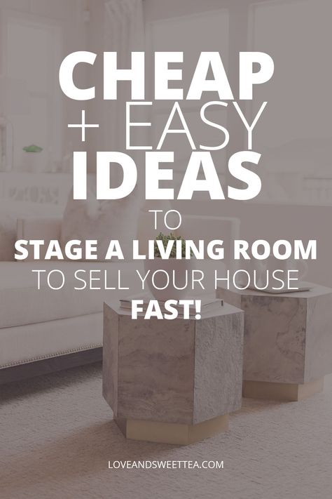 If you want to sell your house fast, you need to do some living room staging. Check out these living room staging before & after photos to get some ideas for staging your living room to sell, even if you have a small space or fireplace. Staging Living Room With Fireplace, Home Staging Ideas Living Room, Mini Model Apartment Ideas Home Staging, Living Room Without Furniture, Staging A Living Room, Living Room Staging Ideas, Staging Living Room, Staging A House To Sell, Staged Living Room