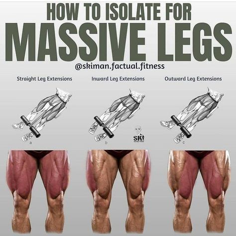 Fitness I Nutrition I Training on Instagram: “How to isolate for massive legs 🔥 SAVE THIS POST FOR LATER! 📥📥 Make sure to follow 👉 @fitnesstipsdaily 👈 for more workouts & fitness tips!…” Machine Exercises, Leg Workouts For Men, Lower Workout, Leg Workout Routine, Meat And Potatoes, Leg Extension, Leg Exercises, Gym Workout Chart, Leg Training