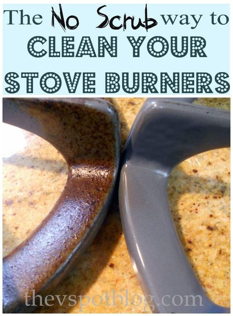 Greatest Cleaning Tricks Ever! Clean Stove Burners, Clean Stove, Spring Cleaning Hacks, Household Cleaning Tips, Diy Cleaners, Steam Cleaning, Cleaners Homemade, Cool Ideas, Natural Cleaning Products