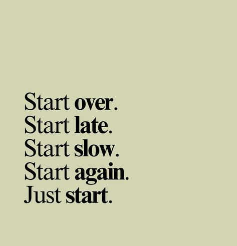 Just start. You will never be ready. Even if it’s a slow start, fast start, or starting over again. Just don’t stop. Drop a “YES” if you agree. 👍🏽 Follow @seesuccesswithsylvia for MORE ✅ #start #juststart #startnow #starttoday #reminder #dailyreminder #selflove #selfcare #quotes #quoteoftheday #motivationquotes #motivation #inspire #focus #goals #manifesting #manifest #buildyourempire #buildyourbusiness #wealth Lets Start Over, Quotes To Stay Motivated, Start Again Quotes Motivation, Just Start Quotes Motivation, You Will Never Be Ready Just Start, Just Focus On Yourself Quotes, New Start Quotes Inspiration, Just Start Quotes, Start Now Quotes