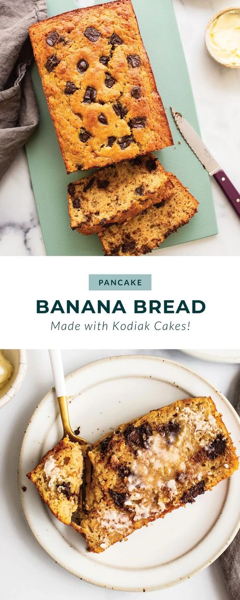 Pancake Banana, Kodiak Cakes Recipe, Monkey Breads, Protein Banana Bread, Protein Pancake Mix, Pancake Mix Recipes, Banana Bread Recipe Healthy, Fit Foodie Finds, Banana And Egg