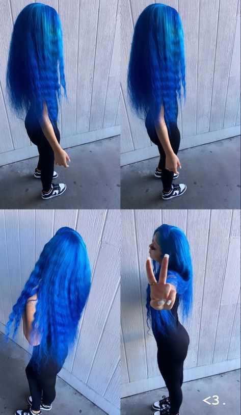 Blueberry Hair, Girl Hair Colors, Glamour Hair, Peekaboo Hair, Summer Acrylic, Cute Hair Colors, Hair Color Streaks, Dyed Hair Inspiration, Barbie Hair