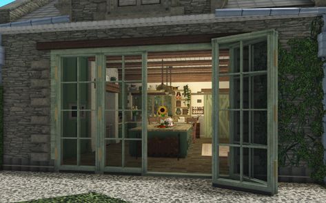 Green Aesthetic House, Bloxburg Vintage, Bloxburg Tutorial, Cullen House, Roblox Houses, Bloxburg Cottage, Building References, Bloxburg Hacks, Blox Burg