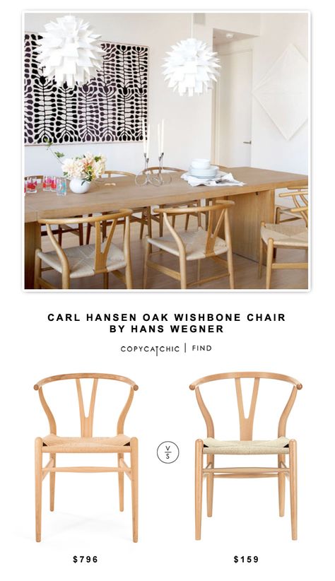 Wishbone Chair Dining, Carl Hansen, Eames Chairs, Hans Wegner, Plywood Furniture, Wishbone Chair, Breakfast Room, Dining Room Design, Bar Furniture