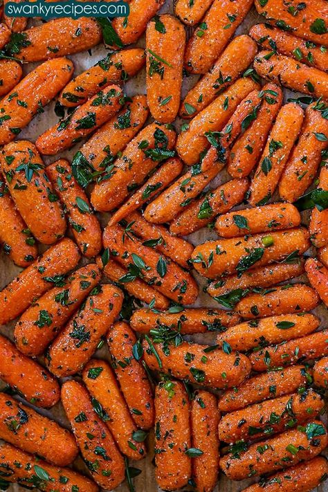 Crinkle Carrot Recipes, Italian Carrots, Mexican Queso, Ranch Chex, Carrots In Oven, Cherry Fluff, Ranch Seasoning Recipes, Chocolate Snowballs, Oven Roasted Carrots