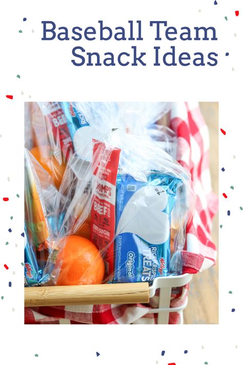 cello bag of packaged snacks Snack Bags For Football Players, Best Snacks For Baseball Games, Snack Bags For Kids After Game, Baseball After Game Snacks, T Ball Snack Bags, Snacks For T Ball Team, Cute Baseball Snacks For Team, Kids Soccer Team Snack Ideas, Best Baseball Snacks