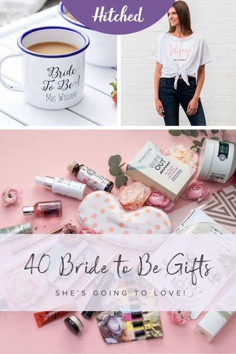 We've found the best bride-to-be gifts for every occasion. Whether you're looking for a funny present for their engagement party, something unique for the night before their wedding or a special gift to congratulate them on getting engaged, we've got you covered. There's something here for every type of bride-to-be. Pre Wedding Gift For Bride, Bride To Be Gifts, Presents For The Bride, Night Before Wedding, Wedding Gift List, Best Bride, Wedding Notes, Funny Presents, Cool Presents