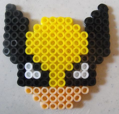 Wolverine Wolverine Perler Beads, Mini Hama Beads, Melty Bead Designs, Hamma Beads Ideas, Easy Perler Bead Patterns, Easy Perler Beads Ideas, Beads Patterns, Hamma Beads, Fuse Bead Patterns