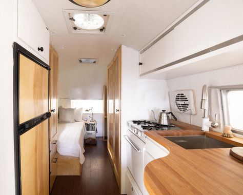 Kitchen Restoration, Airstream Restoration, Airstream Living, Airstream Flying Cloud, Airstream Travel Trailers, Rv Interior Remodel, Cloud Kitchen, Airstream Remodel, Airstream Interior