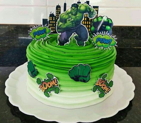 Bolo Hulk, Mermaid Birthday Cakes, Mermaid Birthday, Kit Digital, Amazing Cakes, Hulk, Cupcake Cakes, Birthday Cake, Cake