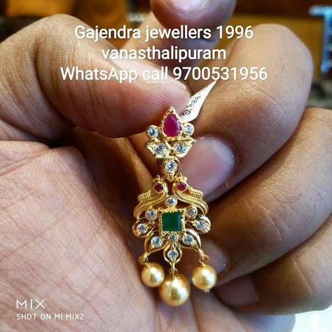 Gajendra Jewellers, Indian Gold Necklace Designs, Fashion Jewelry Necklaces Gold, Gold Earrings Indian, Gold Jhumka Earrings, Bridal Necklace Designs, Gold Pearl Jewelry, New Gold Jewellery Designs, Gold Earrings Models