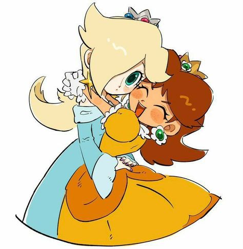 Luigi And Daisy, Super Mario Princess, Peach Mario, Nintendo Princess, Princess Daisy, Princesa Peach, Mario Nintendo, Super Mario Art, Nintendo Art