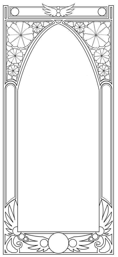 Art nouveau frame                                                                                                                                                                                 More Art Nouveau Border, Nouveau Border, Art Deco Border, Art Deco Borders, Motifs Art Nouveau, Art Nouveau Pattern, Art Nouveau Illustration, Album Foto, Borders And Frames