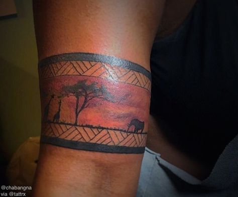 Thigh Band Tattoo, Africa Tattoos, Modern Art Tattoos, African Tattoo, Feminine Tattoo Sleeves, Realistic Tattoo Sleeve, Tattoos For Black Skin, Female Tattoo Artists, African Textile