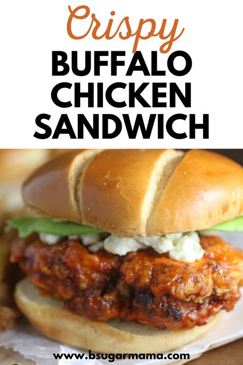 Homemade Buffalo Chicken Sandwich, Breaded Buffalo Chicken Sandwich, Buffalo Chicken Sandwich Recipes, Buffalo Chicken Sandwich Crispy, Crispy Buffalo Chicken Sandwich, Buffalo Chicken Sandwich, Grilled Buffalo Chicken, Buffalo Ranch Chicken, Superbowl Food