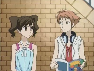 Hikaru and Haruhi   Anime- Ouran High School Host Club Anime Shuffle, Hikaru And Kaoru, Hitachiin Twins, Hikaru Hitachiin, School Rumble, Club Images, Ouran Highschool, Ouran Host Club, New Student