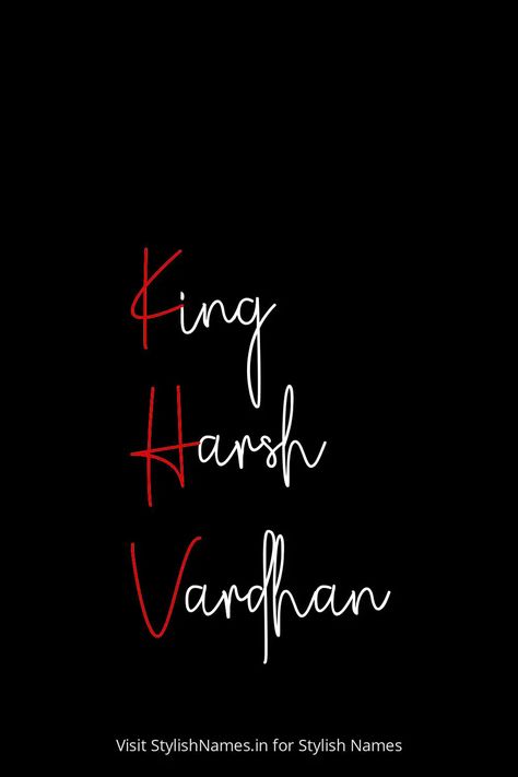 King Harsh Vardhan by StylishNames.in Harsh Name Wallpaper, Names For Instagram, Name For Instagram, Stylish Name, Aesthetic Letters, Dark Phone Wallpapers, Dont Touch My Phone Wallpapers, Name Wallpaper, Free Fire