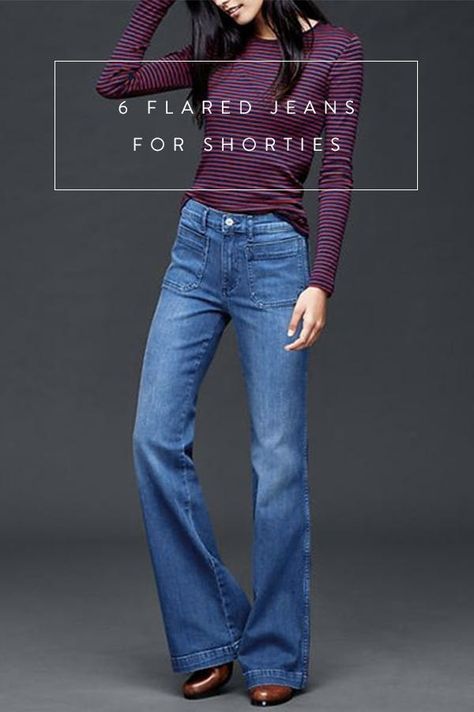 The Best Flared Jeans for Short Legs Jeans For Short Legs, Jeans For Short, Jeans For Petite Women, Petite Flare Jeans, Flare Jeans Outfit, Mum Jeans, Garment Sewing, Flair Jeans, Yummy Mummy