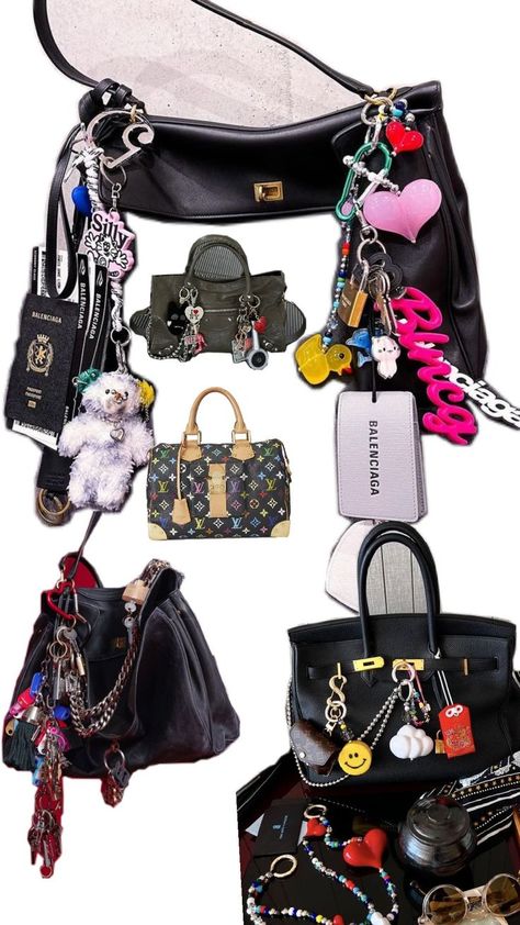 Follow for more, I upload fun curated content and collages every single day <3 Curated Content, Daily 3, Accessories Aesthetic, Handbag Charms, Shoe Charms, Bags Designer Fashion, Bags Accessories, Follow For More, Designer Handbags