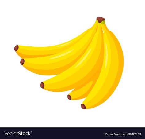 Bananas Illustration, Bunch Of Bananas, Yellow Banana, Big Picture, Christmas Prints, Transparent Png, Bananas, Png Images, White Background