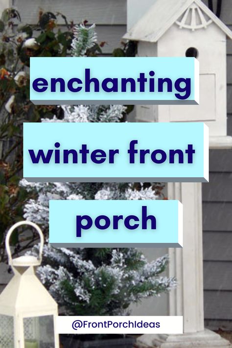 Are you looking for winter décor ideas for your porch that are enchanting yet simple? This post will give you all of the best winter front porch décor ideas. Check out our different winter themes for your front porch. Winter Porch Ideas Outdoor Decorations, After Christmas Porch Decor, Outdoor Winter Porch Decor, Winter Patio Decor, Winter Front Porch Decor After Christmas, January Front Porch Decor, Front Porch Winter Decor Ideas, Front Porch Christmas Ideas, Winter Porch Decorating Ideas