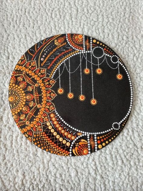 Mandala Dot Painting Pattern, Dot Painting Canvas Ideas, Dot Painting Stones, Mandala With Dots, Dotting Mandala Pattern, Mandala Art On Stone, Dot Mandalas Pattern, Rock Dot Art, Mandela Dot Painting