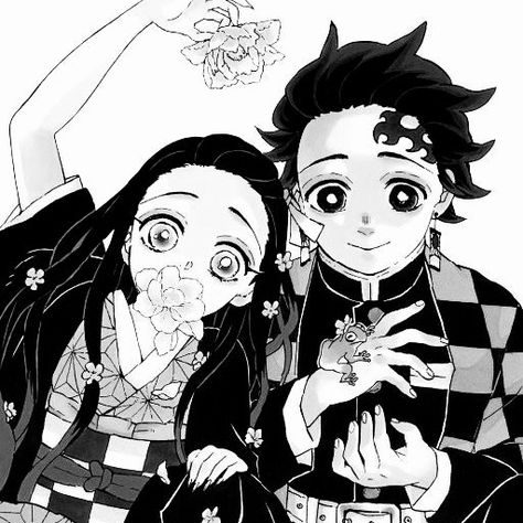 Pfp One Piece, Pfp Icons Anime, Anime Oc Male, Anime Matching Pfp Couple, One Piece Pfp, Tanjiro And Nezuko, Graphic Cover, Male Demon, Female Anime Characters