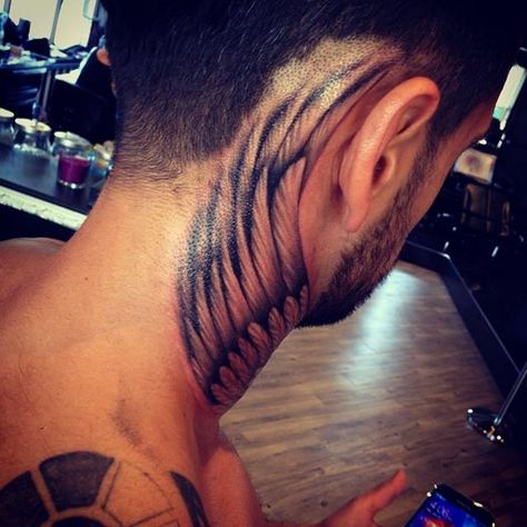 Wing Back Neck Tattoo, Angle Wings Tattoo Back Of Neck, Wings On Neck Tattoo, Wings Neck Tattoo Men, Wings Neck Tattoo, Sea Tattoo Sleeve, Wing Neck Tattoo, Wings Tattoo Meaning, Cross With Wings Tattoo