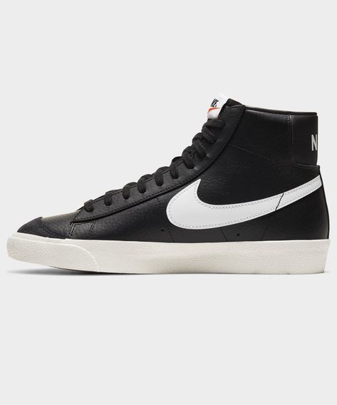 Blazer Nike Shoes, Nike Blazer Mid 77 Black, Nike Blazer Black, Nike Blazer Mid 77 Women, Blazer Mid 77 Vintage, New Shoe, Nike Blazer Mid 77, Nike Blazers Mid, Nike Blazer Mid