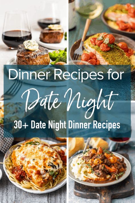 Date Night at home is my new favorite way to spend time with my husband. These romantic recipes for two are delicious, simple, and perfect for Valentine’s Day, anniversaries, or any night in. #thecookierookie #datenight #valentinesday #dinner Anniversary Dinner Ideas, Dinner Date Recipes, Couples Dinner, Night Dinner Recipes, Date Night Dinner, Easy Meals For Two, Date Night Dinners, Date Night Recipes, Cookie Rookie