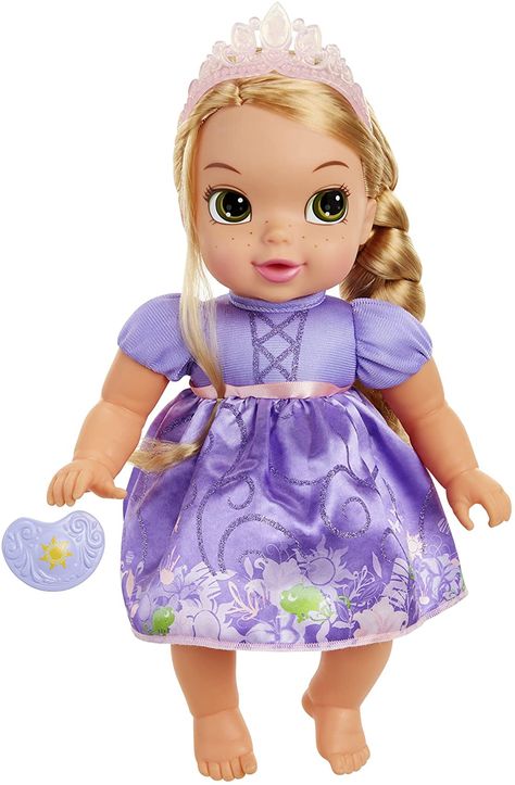 Disney Princess Baby Dolls, Baby Rapunzel, Rapunzel Doll, Best Toddler Gifts, Disney Princess Babies, Disney Princess Rapunzel, Disney Princess Dolls, Baby Doll Toys, Disney Nursery