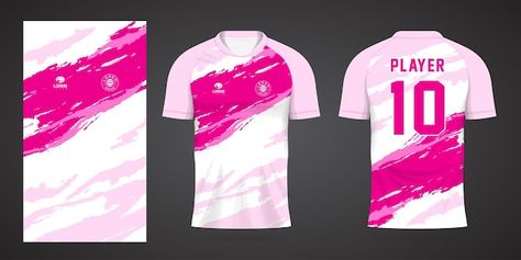 Jersey Design Template, Best Basketball Jersey Design, Rosa Vector, Sports Uniform Design, Rosas Vector, Pink Football, Sport Shirt Design, Sports Jersey Design, Iron Gate Design