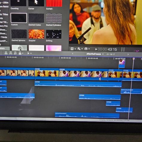 I'm making a trailer for my new movie, "After the Freeze," and I couldn't be more excited!! Look for the link coming in the next few days!!! This new film features experimental audio. Check out what it looks like on screen. Im editing right now. #comingsoon #newmovie #writerdirector #brain #brawn #indiefilmmaker #indiefilm #trailer #making #creating #selfie #experimentalart #experimental #editing #filmediting #film #shortfilm #editor Film Editor Workspace, Editor Aesthetic Job, Film Editor Aesthetic, Film Editing Aesthetic, Editor Aesthetic, Film Maker, Film Editing, Manifestation Board, Film Industry