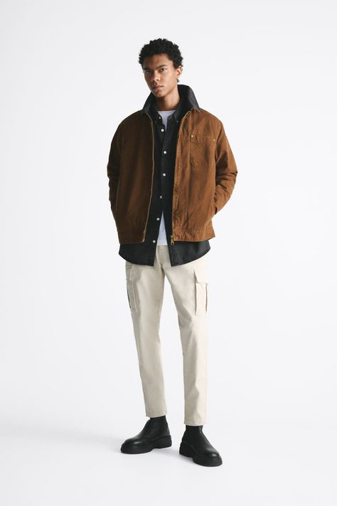 Jacket Poses Men, Jacket Poses, Corduroy Shirts, Poses Men, Money Clothing, Shirts Outfit, Outfit Zara, Street Style Outfits Men, Mens Winter Fashion