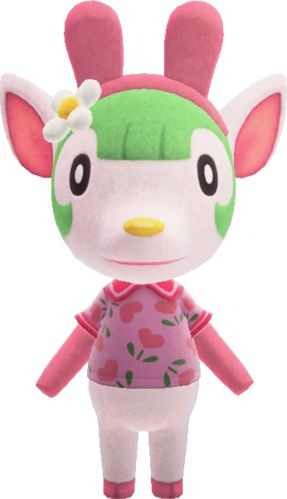 Chelsea | Animal Crossing Wiki | Fandom Animal Crossing Chelsea, Pink Acnh Villagers, Pink Animal Crossing Villagers, Chelsea Acnh, Acnh Wishlist, Springcore Acnh, My Melody Outfit, Acnh Villagers, Animal Crossing Amiibo Cards